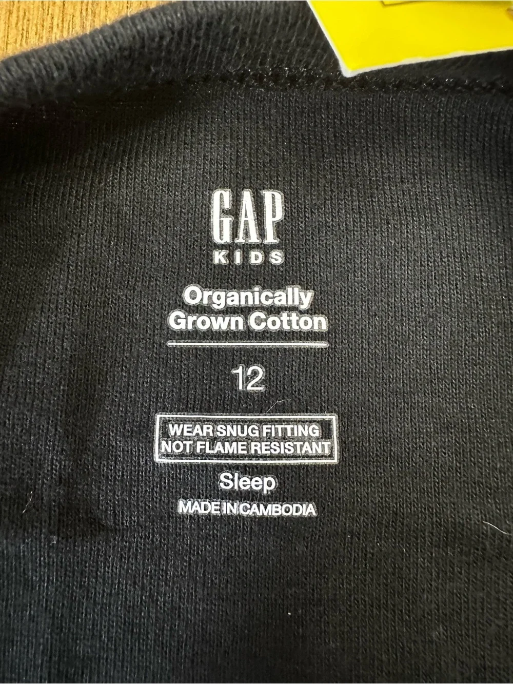 Kids Black Skeleton Pajama Set - GAP